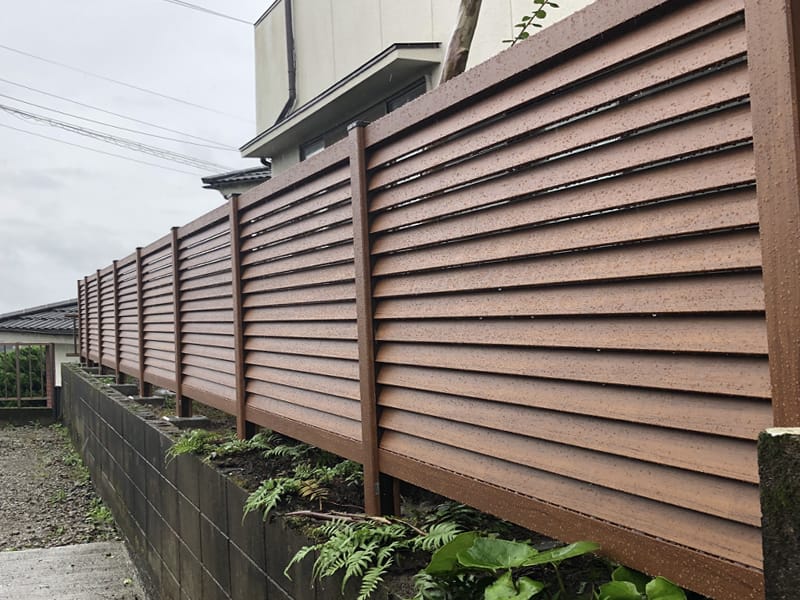 鹿児島市　S様邸　フェンス施工