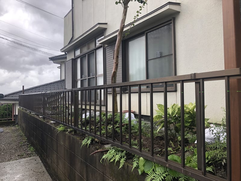 鹿児島市　S様邸　フェンス施工
