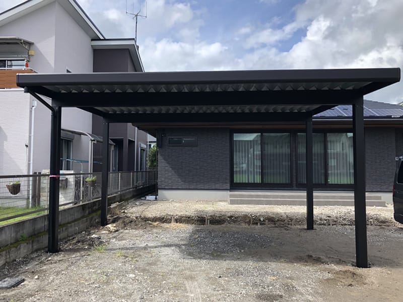 姶良市　H様邸　カーポート施工