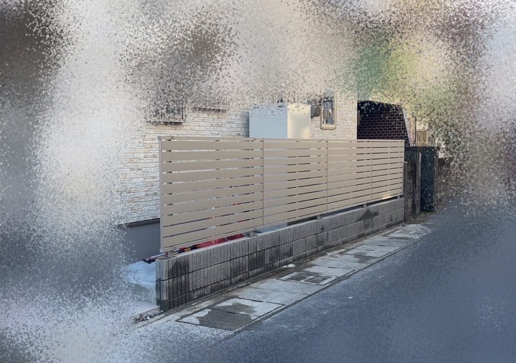 鹿児島市 フェンス設置工事